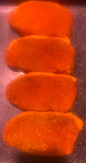 4 Hot & Spicy Pork Steaks